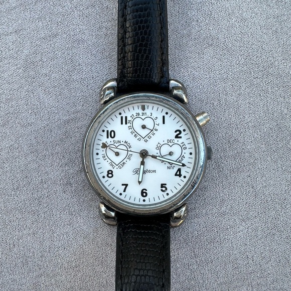 Brighton Black and Silver Women's Watch - Picture 2 of 3